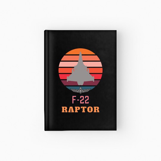 F-22 raptor Hardcover Journal