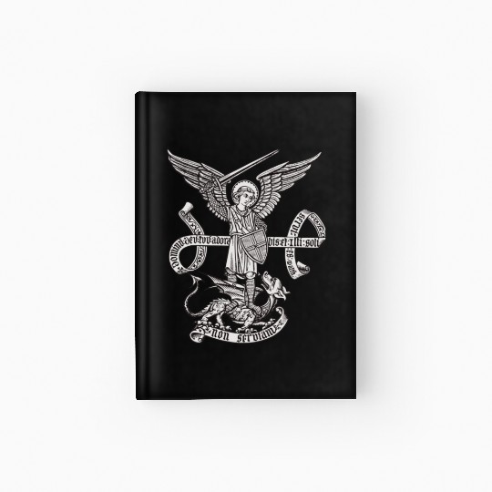 Saint St Michael Catholic Archangel Angel Defender Hardcover Journal