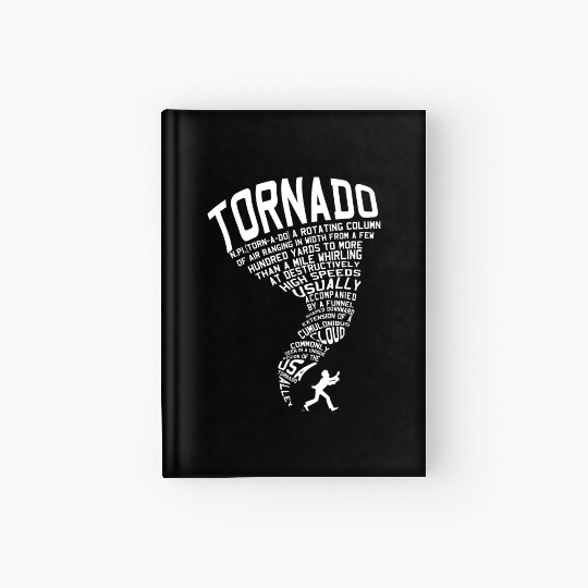 Tornado Storm Chaser Hurricane Wind Weather Gift Hardcover Journal