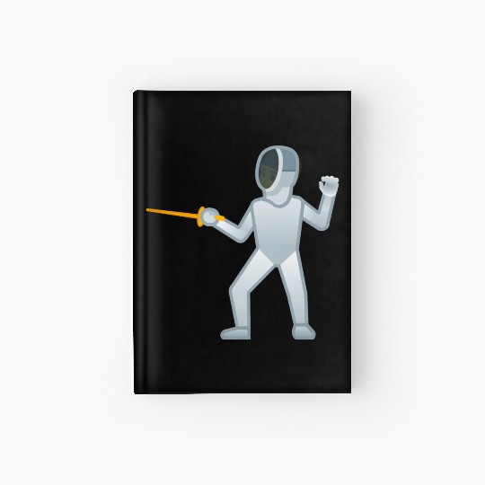 Person Fencing Fencer Gift Hardcover Journal