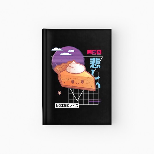 Vaporwave - Kawaii Aesthetic - Japanese Korean - Hardcover Journal
