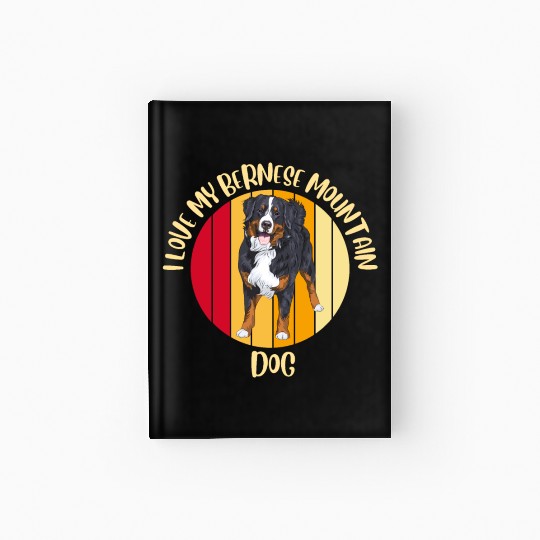 bernese mountain dog Hardcover Journal