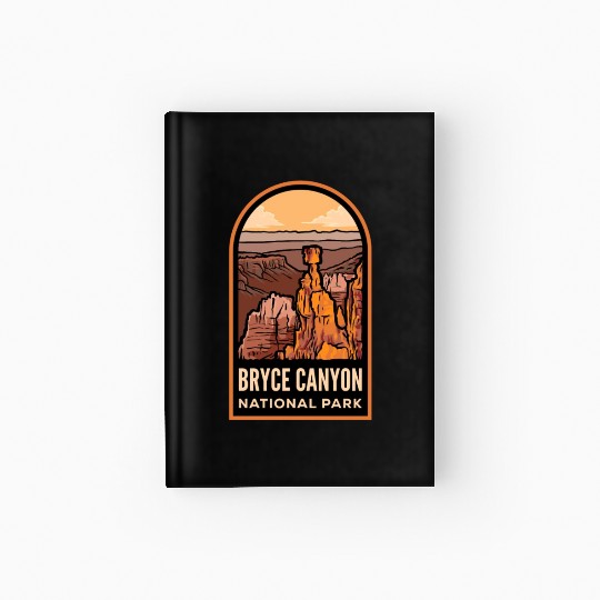 Bryce Canyon National Park Badge Hardcover Journal