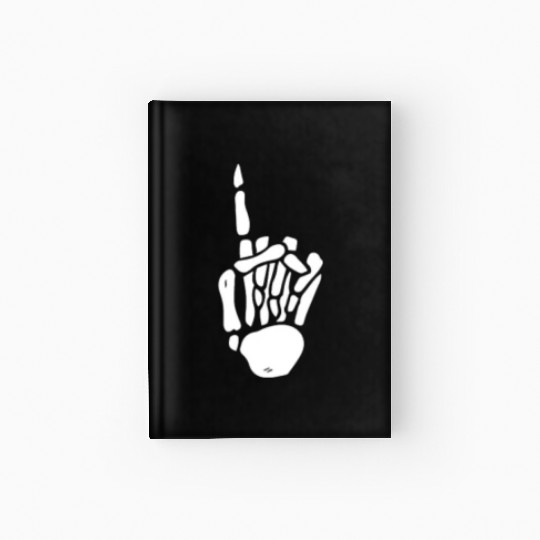 Skeleton Hand Number 1 Pocket Skeleton Number One Hardcover Journal