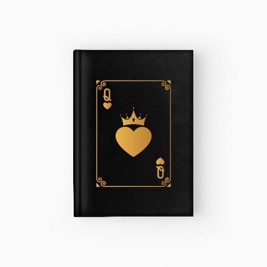 Queen of Heart King Queen Couple Halloween Costume Hardcover Journal