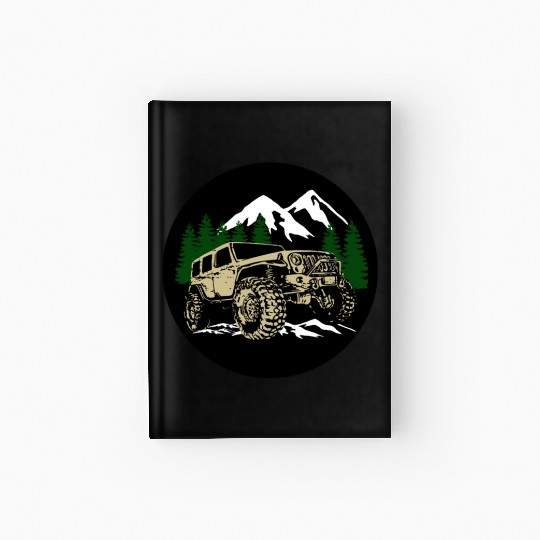 Mountain Jeep Hardcover Journal