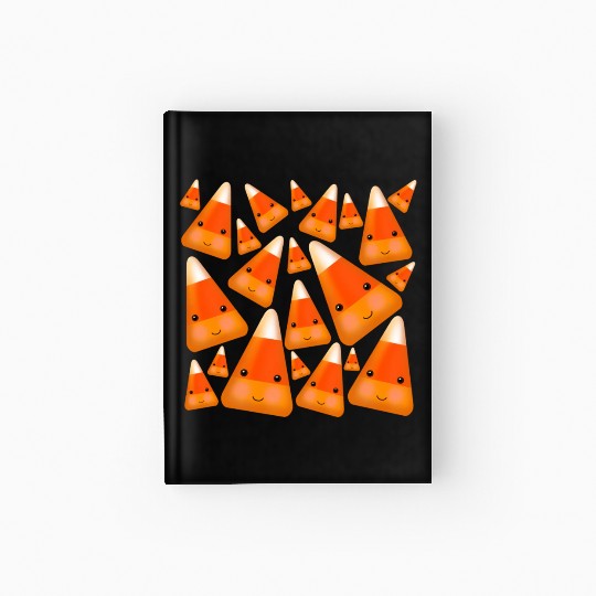 Cute Candy Corn Hardcover Journal