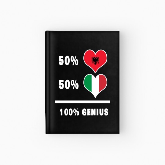 Italy and Albania Genius / Gift Hardcover Journal