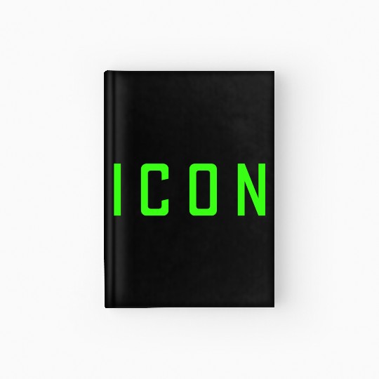 Neon Green Icon Hardcover Journal