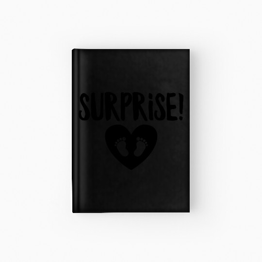 Surprise Pregnancy Announcement Mom To Be Hardcover Journal