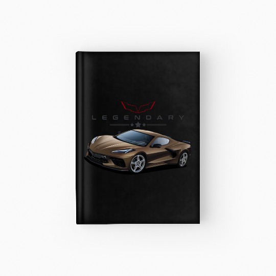 Bronze American Supercar Hardcover Journal