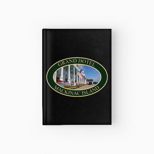 Grand Hotel on Mackinac Island, Michigan Hardcover Journal