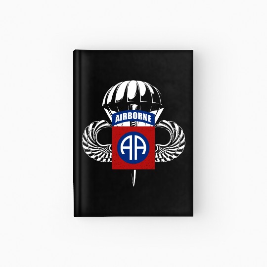 Airborne Paratrooper Wings US Army Military Hardcover Journal