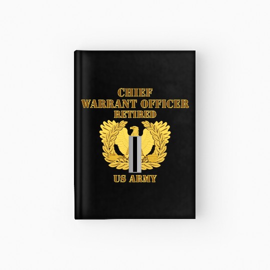 Warrant Officer 5 CW5 w Eagle US Army Retired Hardcover Journal