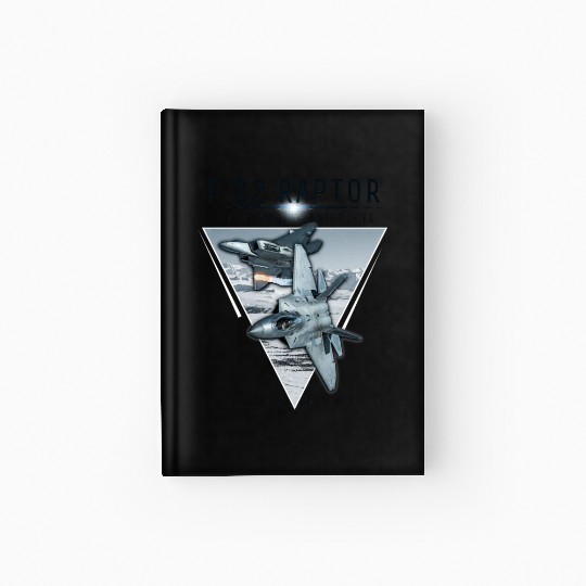 Aircraft Army US Airborne Fighter Pilot Hardcover Journal