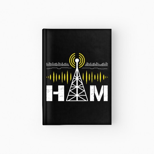 Amateur Radio Ham Radio Operator Hardcover Journal