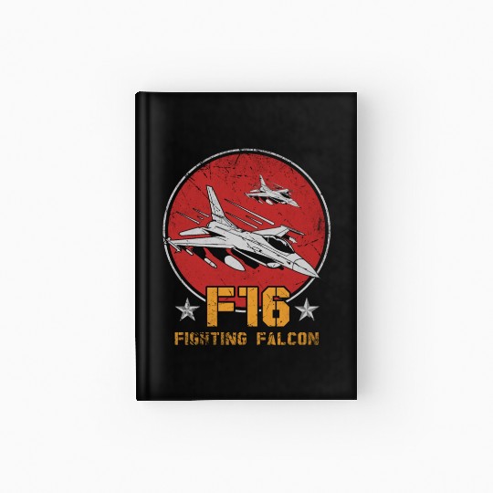 Aircraft Army US Airborne Fighter Pilot Hardcover Journal