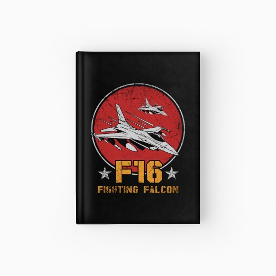 Aircraft Army US Airborne Fighter Pilot Hardcover Journal