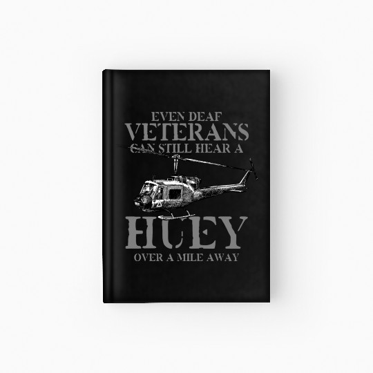Huey Aircraft Army US Airborne Fighter Pilot Hardcover Journal