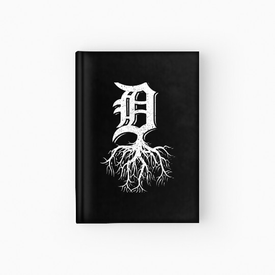 Detroit Roots Michigan American Born Rooted 2426 Hardcover Journal