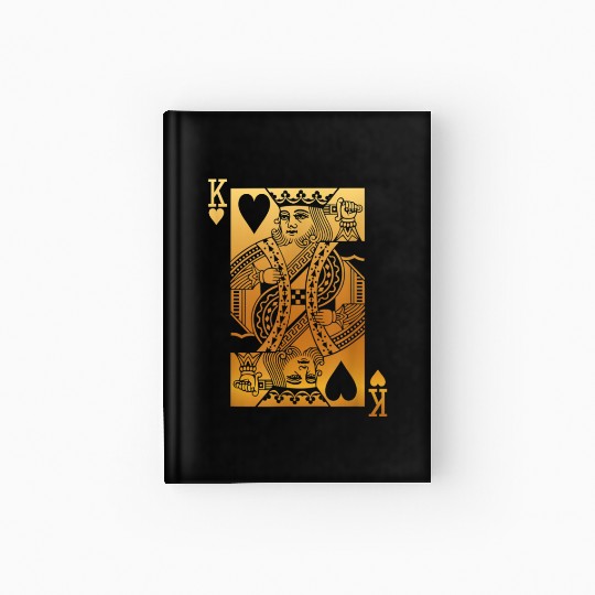 King of Hearts Card 5884 Hardcover Journal