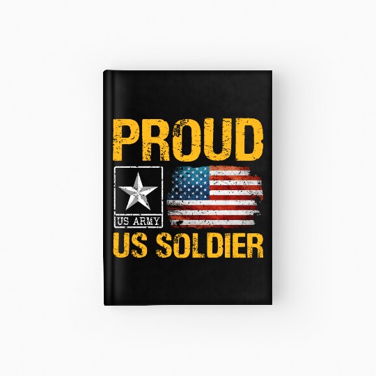 Proud Army Son Army Mom US Army Memorial Day Hardcover Journal
