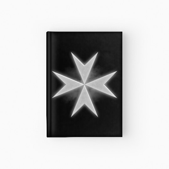Knights Hospitaller Maltese Cross Design Hardcover Journal