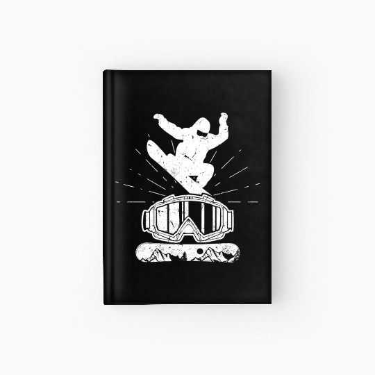 Winter sports Snowboarding Freestyle Snowboarders Hardcover Journal