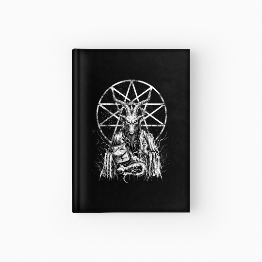 Demonic Baphomet Goat Hardcover Journal