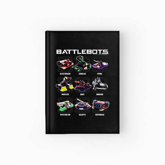 BattleBots Group Robot Photo Box Up Hardcover Journal, Mens