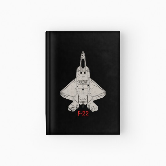 F 22 Raptor Hardcover Journal