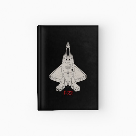 F 22 Raptor Hardcover Journal