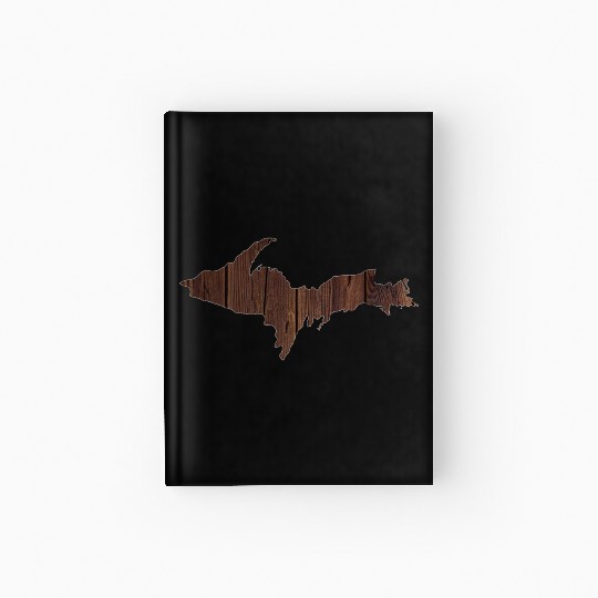 Upper Peninsula Wood Yooper 906 Hardcover Journal