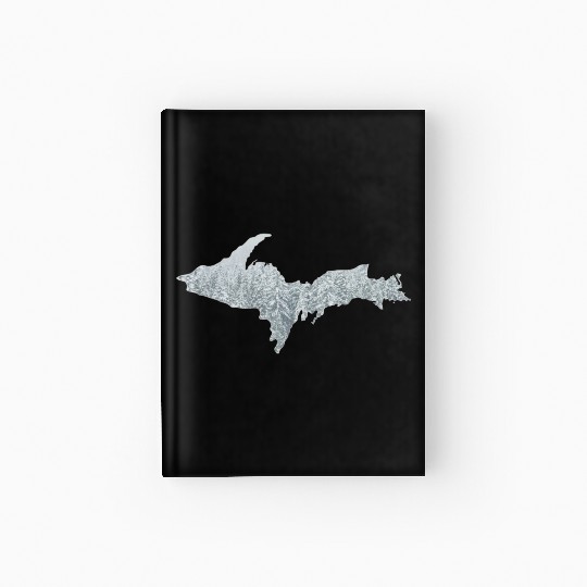 Upper Peninsula Snow 906 Yooper Hardcover Journal