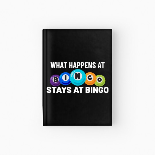 Bingo Card Game Bingo Player Bingo Cards Hardcover Journal