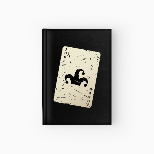 Joker card Hardcover Journal