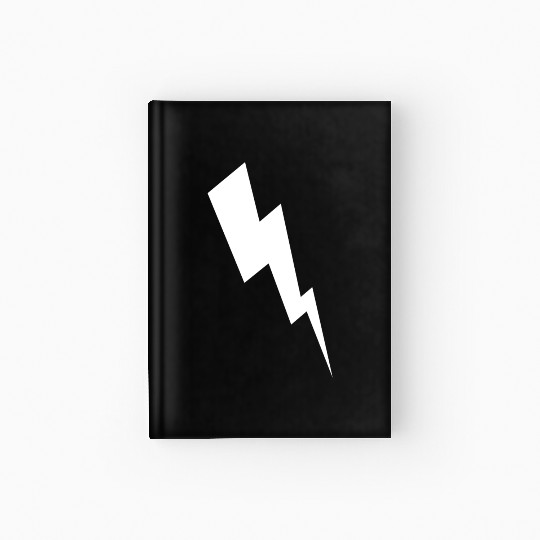 zeus lightening bolt Hardcover Journal