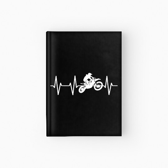 Dirt Bike Pulse Hardcover Journal
