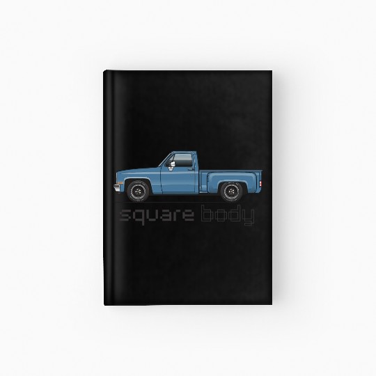 Square Body Blue Hardcover Journal