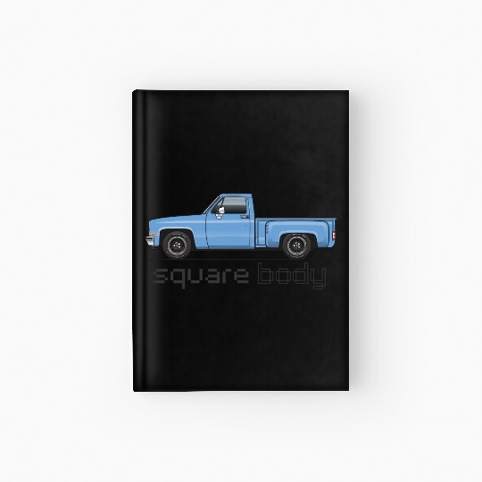 Square Body Light Blue Hardcover Journal