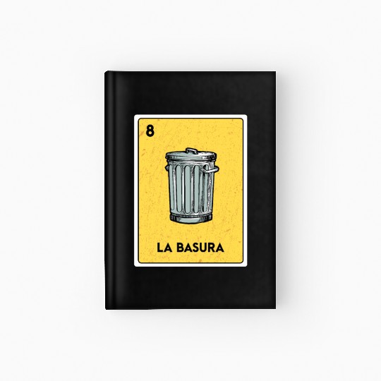 Mexican Lottery Bingo Game Card Fan La Basura Hardcover Journal