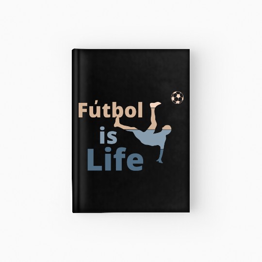 Football is life Hardcover Journal