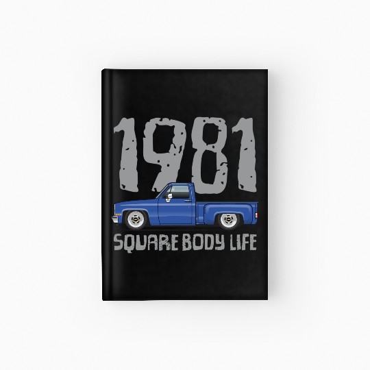 1981 Square Body Life Bright Blue Hardcover Journal