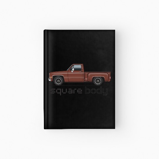 Square Body Dark Brown Hardcover Journal