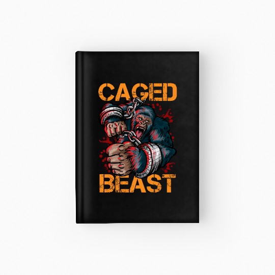 Gorilla Caged Beast Hardcover Journal
