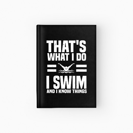 To Swim Hardcover Journal