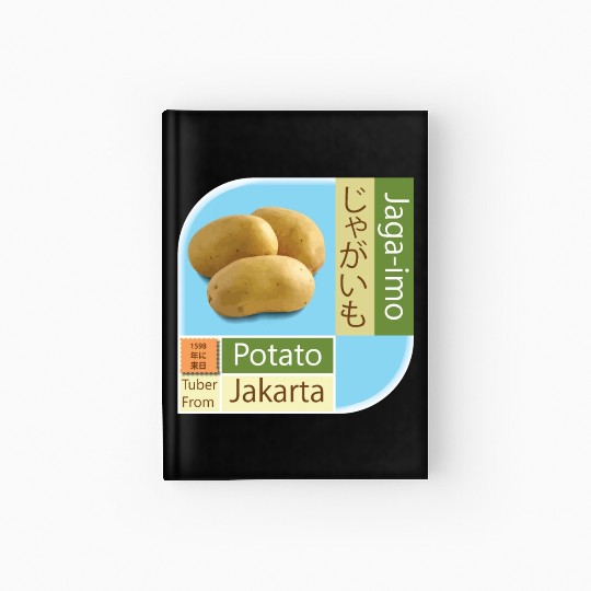 Potato Jagaimo (じゃがいも) Tuber from Jakarta Tiles Hardcover Journal