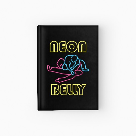 Brazilian Jiu Jitsu: BJJ Neon Knee On Belly Essent Hardcover Journal