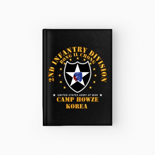 Army 2nd Infantry Division Camp Howze wo DS Hardcover Journal