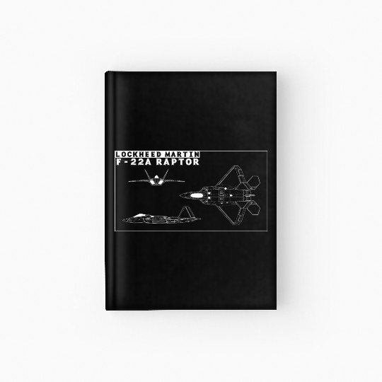 LOCKHEED MARTIN F 22 Hardcover Journal
